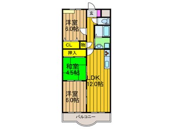 間取図 Ｃｕｅ　Ｌｉｆｅ