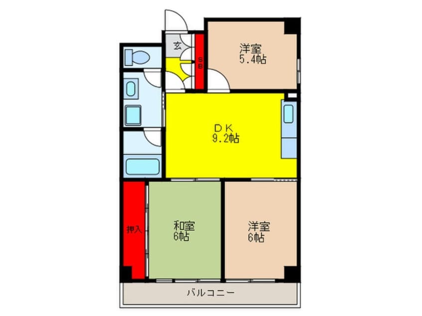 間取図 メゾンドヴィオレット