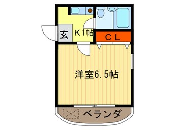 間取図 グランデュ－ルミドリ