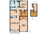 ブリックス本山Ａ棟 1LDK+Sの間取り