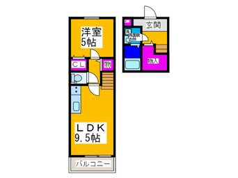 間取図 サニーヒル白鷺