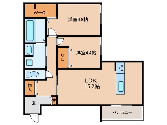 間取り図 ウィズパーク　ノーサイド