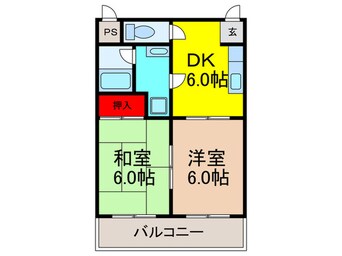 間取図 山昌マンション