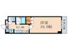 ア－トプラザ南笠 1Kの間取り