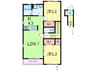 ブリックス本山Ｂ棟 2LDKの間取り