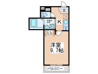 間取図 フジパレス中加賀屋Ⅵ番館