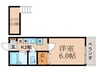 セ・レスト薬大南 1Kの間取り