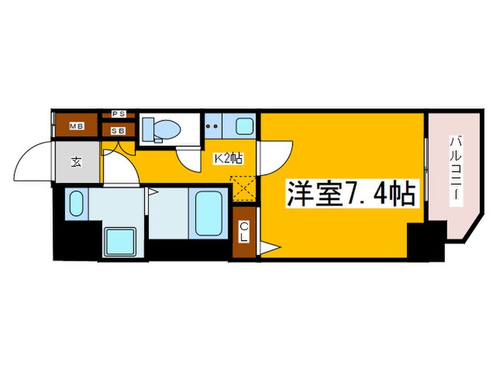 間取り図 ミラージュパレス上本町(804)