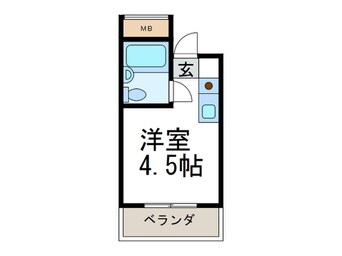 間取図 プチロワイヤル河合