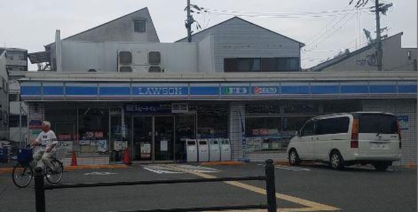 ローソン新喜多1丁目店(コンビニ)まで450m ＮＯＶＡ京橋