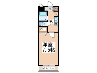 間取図 プランド－ル春日丘