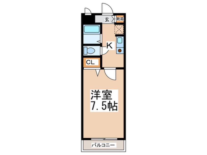 間取図 プランド－ル春日丘