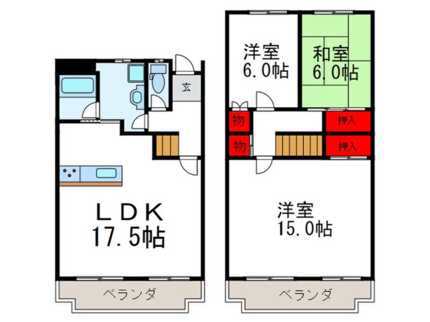 間取図 オーシャン館