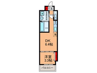 間取図 クローバー・プレミア長居公園東