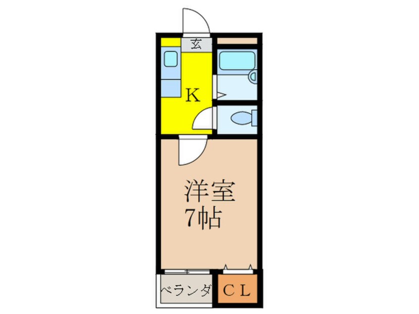 間取図 サンクス東三国