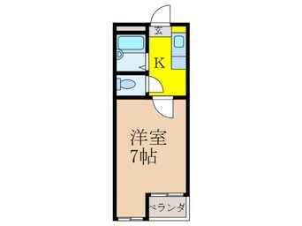 間取図 サンクス東三国