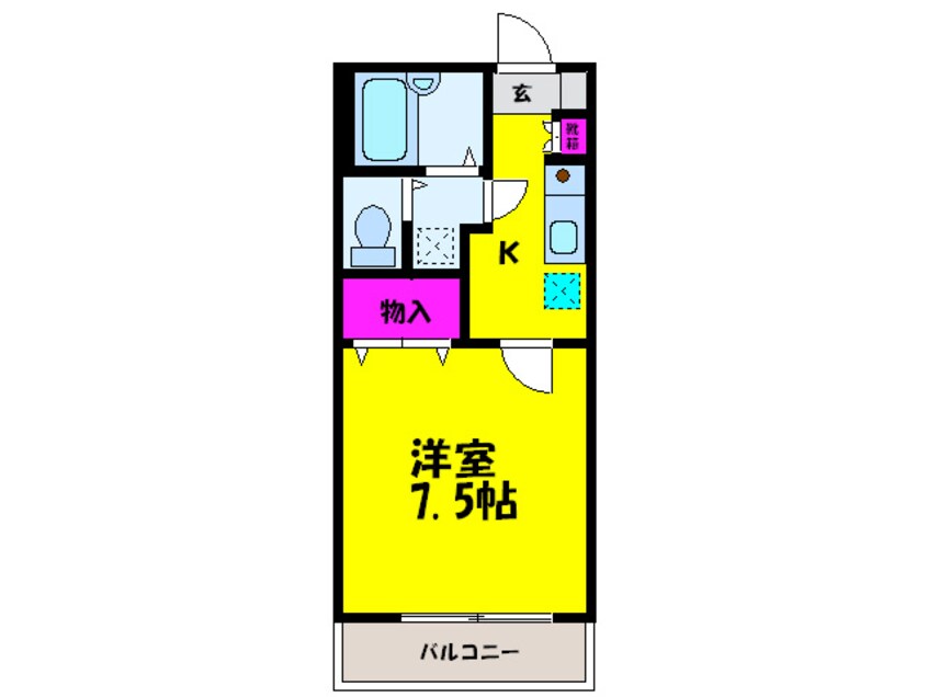 間取図 グレイスヴィラ佐野