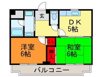 間取図 パラド－ル永和