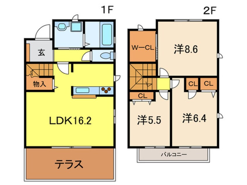 間取図 Neu chatel IWAZONO　Ｃ棟