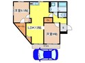 ファーストＡ棟の間取図