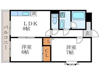 間取図 プレミエｰルクラーテ