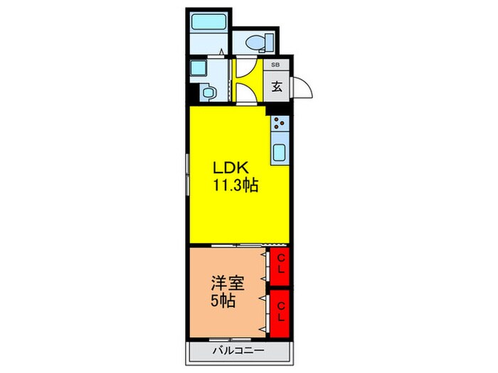 間取り図 クリエオーレ小路町