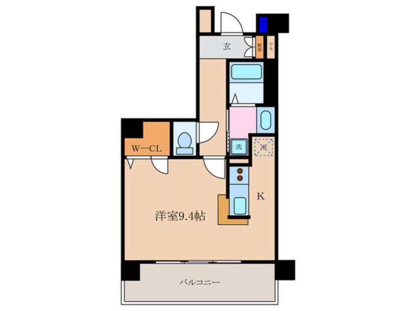 間取図 アスヴェル京都四条(406)