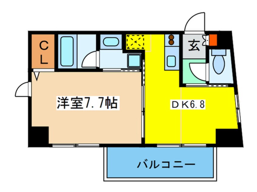 間取図 カ－サセレ－ネ