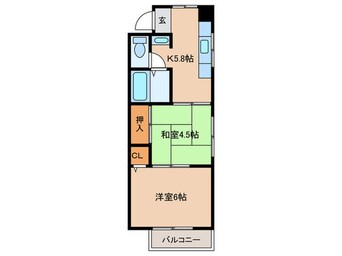 間取図 シャトー緑町