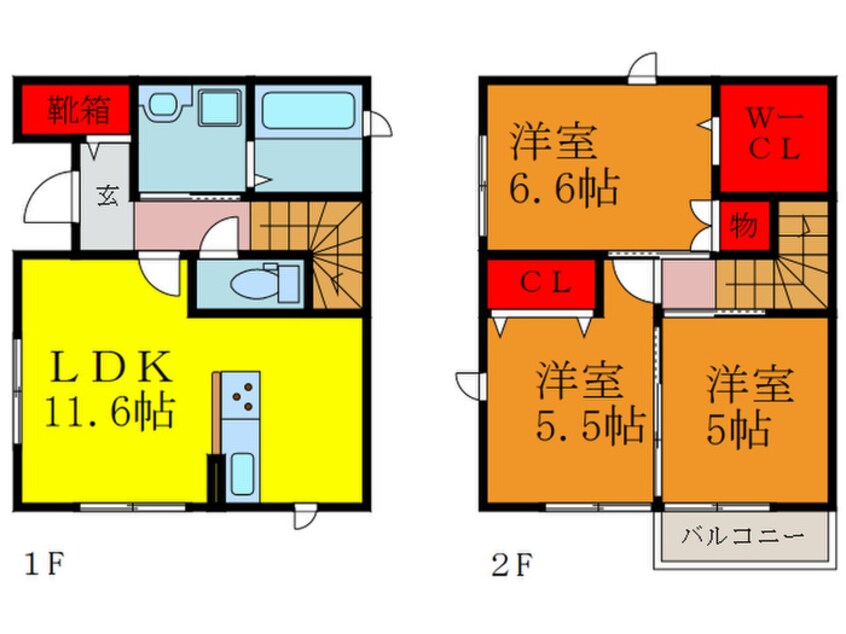 間取図 ソル・サリエンテB