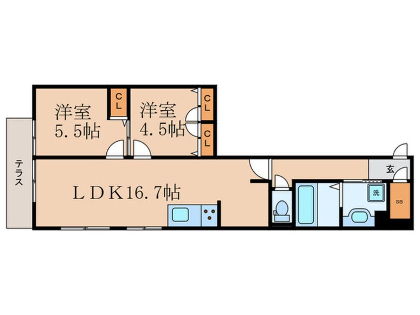 間取図 ソシア・セレーノ