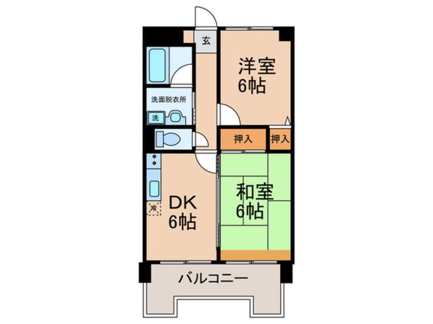 間取図 パ－クハイツ中野
