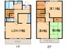 ア－マビリ－タⅡ 3LDKの間取り