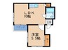 滝川パ－クマンション 1LDKの間取り