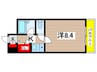 コウヨウ井口堂 1Kの間取り