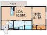 Erfolg(ｴｱﾌｫﾙｸ) 1LDKの間取り