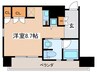 セイワパレス夕陽丘 1Rの間取り