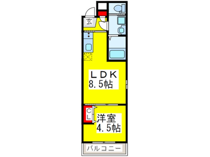 間取図 H-maison加美正覚寺Ⅶ