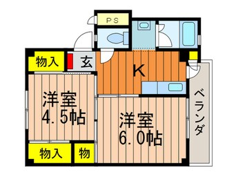 間取図 ビレッジハウス招提２号棟
