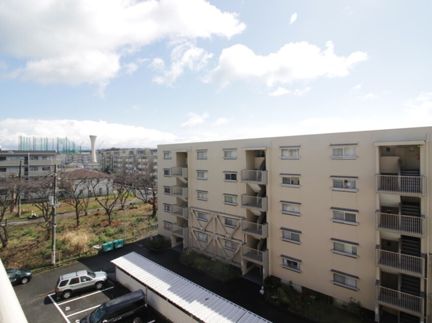 室内からの展望 ビレッジハウス招提２号棟