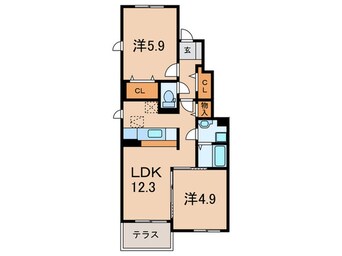 間取図 サンリットⅠ