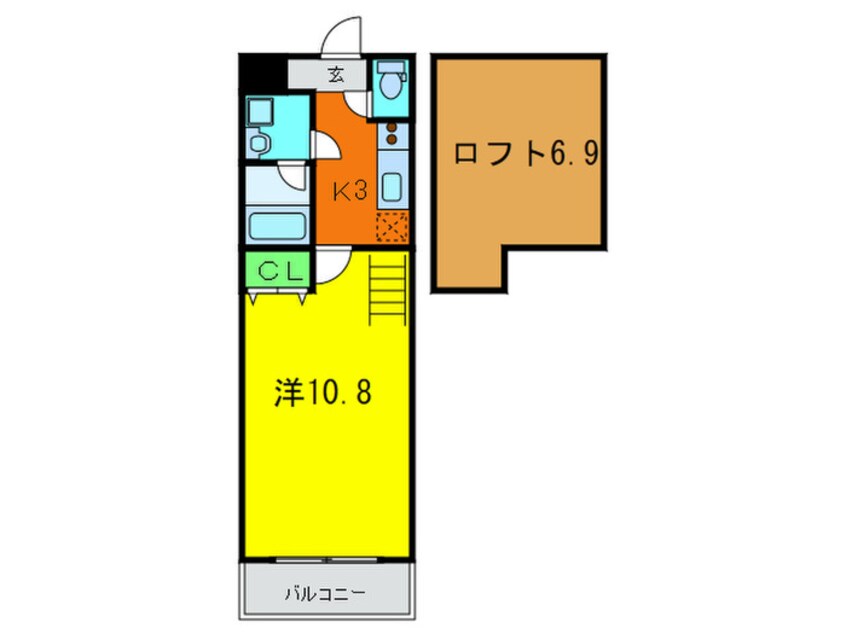 間取図 フジパレス堺老松町Ⅲ番館