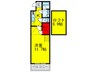 フジパレス堺老松町Ⅲ番館 1Kの間取り