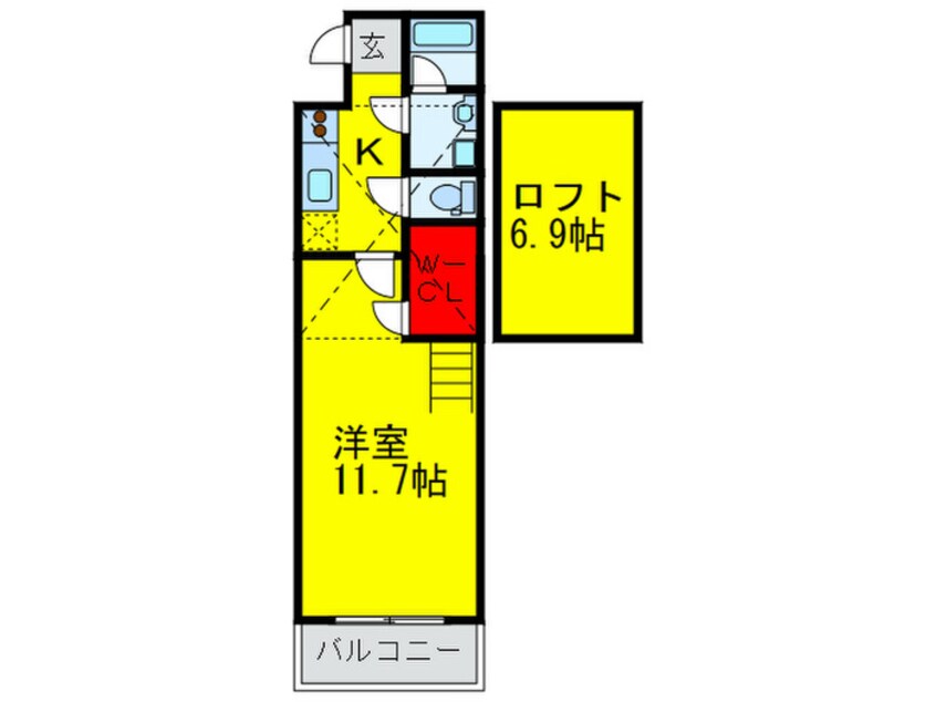 間取図 フジパレス堺老松町Ⅲ番館