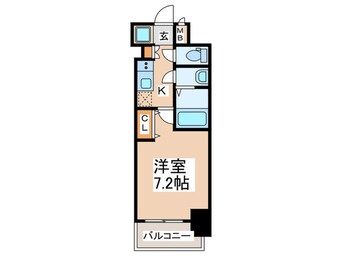 間取図 ﾌｫｰﾘｱﾗｲｽﾞ弁天町ﾉﾋﾞｱ(906)