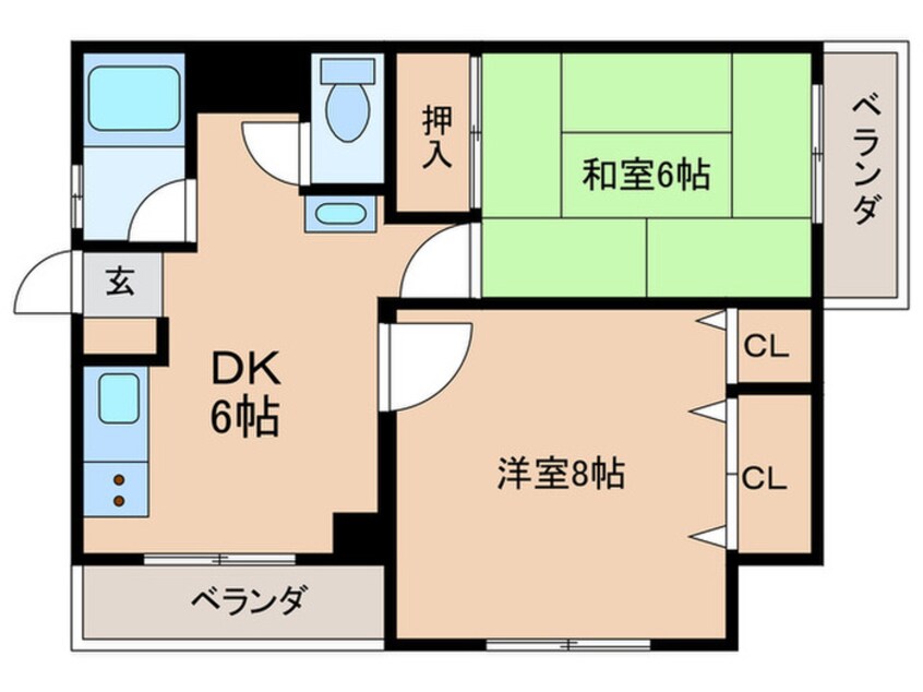 間取図 メゾン大京