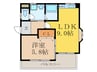 アルシェ江坂 1LDKの間取り
