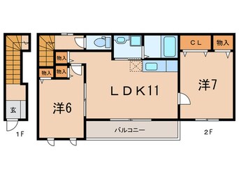 間取図 サンリットⅢ