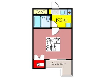 間取図 ﾗｳﾞｨｽﾀ弥生