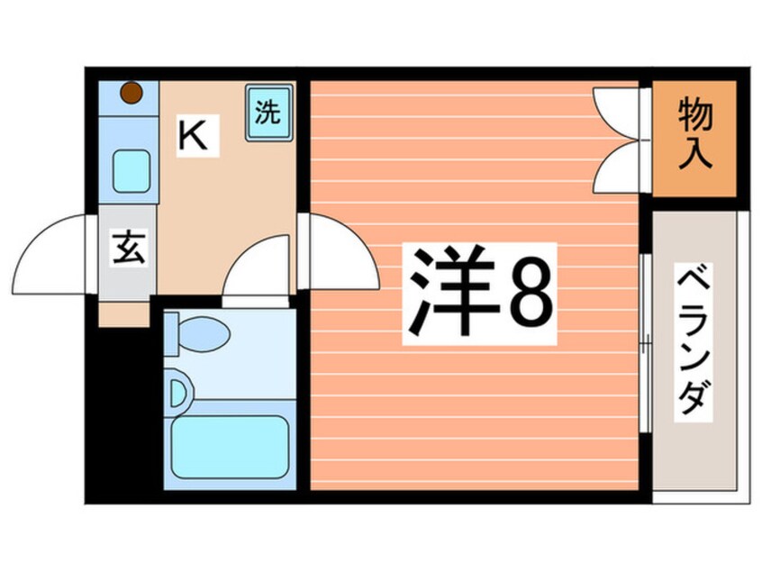 間取図 ﾗｳﾞｨｽﾀ弥生